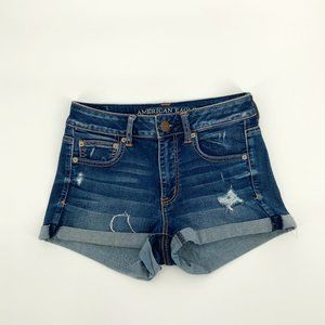 American Eagle Outfitters Hi-Rise Shortie Shorts